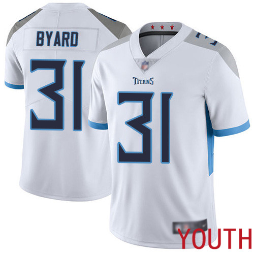 Tennessee Titans Limited White Youth Kevin Byard Road Jersey NFL Football #31 Vapor Untouchable->youth nfl jersey->Youth Jersey